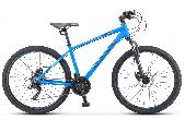 Велосипед горный Stels Navigator 590 D d-26 3x7 18" синий/салатовый 