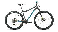 Велосипед горный Forward Sporting X D d-29 1x9 (2022) 17" темно-серый/зеленый