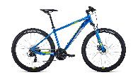 Велосипед горный Forward Apache 2.2 S disc d-27,5 3x7 (2021) 15" синий/зеленый