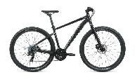 Велосипед горный Format 1432 d-29 2x8 (2023) M черный-мат/темно-серый-мат