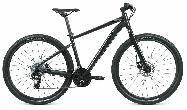 Велосипед горный Format 1432 d-27,5 2х8 (2023) L темно-серый/черный