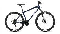 Велосипед горный Forward Sporting 3.2 HD d-27,5 3x7 (2022) 19" темно-синий/серебристый