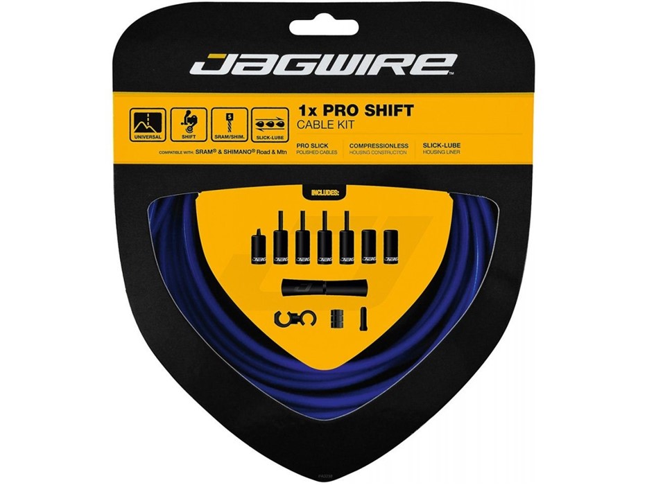 Набор рубашек и тросиков переключения Jagwire Pro Shift Kit 1X Sid Blue (PCK555)