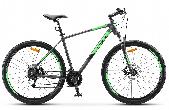 Велосипед горный Stels Navigator 920 MD d-29 3х8 16,5" антрацитовый/зелёный