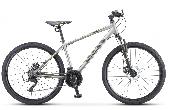 Велосипед горный Stels Navigator 590 MD d-26 3х7 18" серый/салатовый