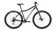 Велосипед горный Forward Sporting X D d-29 1x9 (2022) 17" темно-синий/красный
