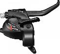 Манетка для велосипеда оригинал Shimano Tourney ST-TX800 (8ск) комбо черная