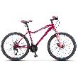 Велосипед горный Stels Miss-5000 MD d-26 3x7 18" вишневый/розовый