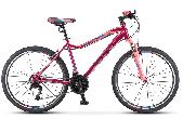 Велосипед горный Stels Miss-5000 V d-26 3x7 18" вишневый/розовый