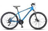 Велосипед горный Stels Navigator 590 MD d-26 3х7 18" синий/салатовый