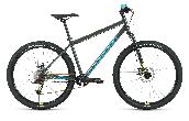 Велосипед горный Forward Sporting X D d-27,5 1x9 (2022) 19" темно-серый/зеленый