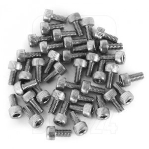 Шипы к педалям HT Aluminium Pins 1/8x8mm 40шт. ANS01/ANS06 Silver (136ANS-SIJ02-311)