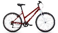 Велосипед горный Altair MTB HT Low d-26 1x6 (2021) 17" красный/белый