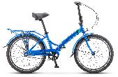 Велосипед складной Stels Pilot-780 d-24 1x3 14" синий