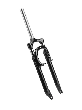 Вилка для велосипеда 26" XDS-3868V, 1 1/8" резьбовая, V-Br, 60мм