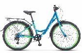 Велосипед подростковый Stels Miss-4300 V d-24 1x6 14" морская волна